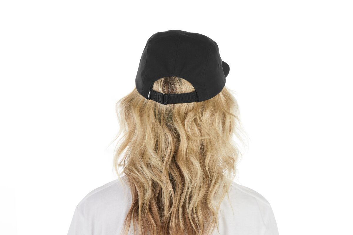 recycled-poly-flat-brim-5-panel-hat-z7 WebPDP-HAT003002_Recycled_Poly_Flat_Brim_5Panel_Hat_Black_Studio_Harper_Studios_0723_Back__HAT003002OS.jpg