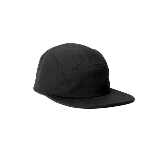 recycled-poly-flat-brim-5-panel-hat-z7 Web_PDP-FlatBrim5PanelHat_Studio_Front_Black.jpg