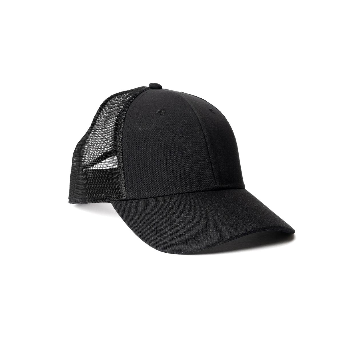 recycled-poly-low-profile-trucker-hat-l9 Web_PDP-LowProfileTruckerHat_Studio_Front_Black.jpg